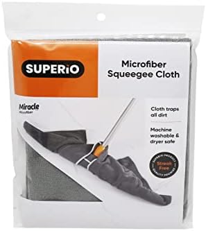 Superio Microfiber Squeegee Mopping Towel Extra Large Miracle Cloth 20 x 30 Streak Free Microfiber Floor Cloth-Rag for Cleaning House, Kitchen, Bathroom-Scratch Free- 6 Pack