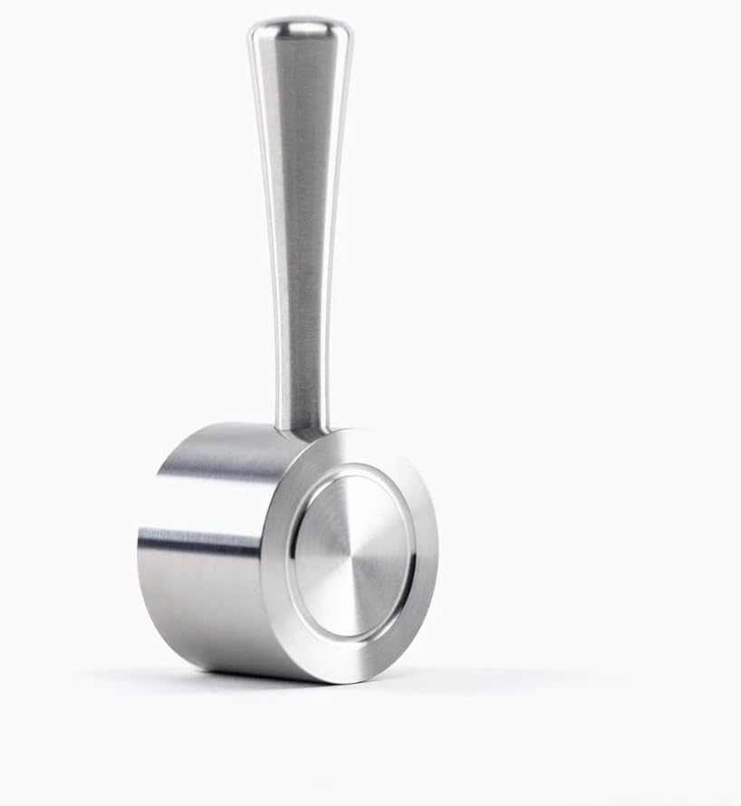 Crema Coffee Products Replacement Steam Lever for Breville Espresso Machines | Ergonomic Stainless Steel Design | Compatible with Barista Express, Infuser, Barista Pro | Easy Grip | Silver Finish