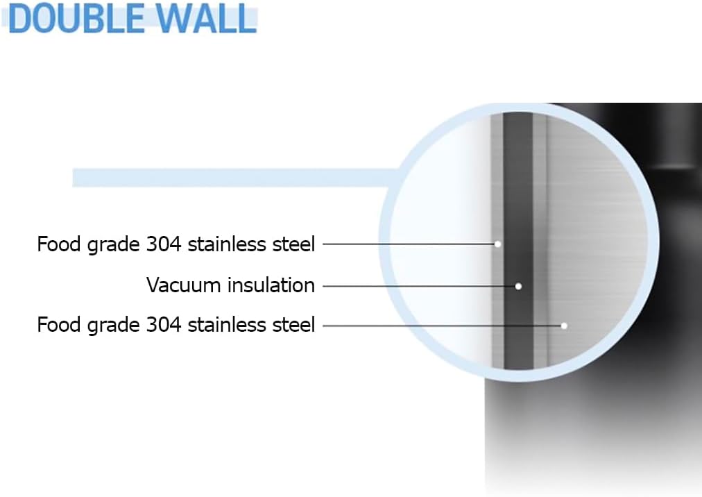 Mother of Pearl Design Stainless Steel Water Bottle with Tea Infuser Strainer 17 oz Leakproof Screw Cap Wide Mouth Double Wall Vacuum Insulated Travel Sport Water Flask Thermo Mug (Butterfly White)