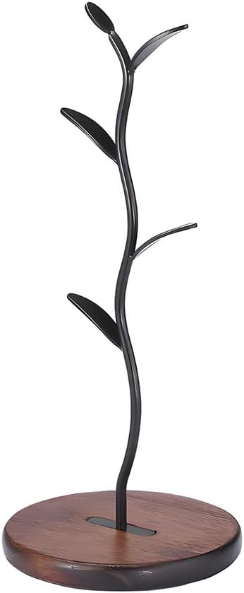 Simcat Mug Holder, Coffee Mugs/Tea Cup Storage Rack Stand, Countertop Mug Tree,Upgraded Stable Mug Stand for Kitchen Counter Cabinet Cafe Black Brow