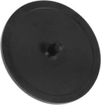 Blind Filter Backflush Disk, Rubber Insert Blind Filter Disc Backflush Cleaning Pad Disk Tray Compact Lightweight for Espresso Makers Coffee Machines Accessories Backwash Plate Cafe Kitchen Black 50mm