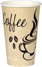 Smygoods Disposable Coffee Cups, To Go Paper Hot Cups, Classic Design (16 OZ, 100 Count) For Hot Beverages, Coffee, Tea, Espresso, Cocoa - Vasos Para Cafe