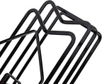 SUNFCON Cutting Board Holder Rack Pot Pan Lids Holder 2 Adhesive 304 Stainless Steel Hanging Hooks Chopping Board Organizer Thin Bakeware Tray Dry Display Stand Kitchen Countertop Cabinet Dark Black
