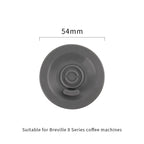 watchget 54mm Blind Filter Backflush Disk compatible with Breville Espresso Machines, Silicon Cleaning Gasket - Heat-Resistant & Durable Backwash Plate(Grey)