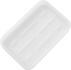 Silicone Kitchen Sink Organizer Tray for Multiple Usage,Easy Clean Sponges Holder for Kitchen Bathroom Counter or Sink,Dish Soap Dispenser,Scrubber,Bottle,Cup Ttanslucent 4.9”x 3.2”