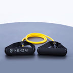 Kenzai Resistance Bands Exercise Set with Handles, Multi-Color Fitness Tubes, Strength Training Equipment for Home Workouts