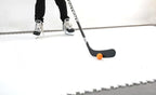 Potent Skateable Synthetic Ice Hockey Tiles (10-Pack, 21.6 SQFT) – Artificial Ice Rink Tiles for Home Hockey Training – Easy Interlocking Assembly, Expandable Design, Durable Self-Lubricating Surface