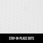 GORILLA GRIP Waterproof Silicone Under Sink Mat with Raised Lip for Kitchen and Bathroom, 31 x 22 in, Cabinet Shelf Liner Stay in Place Mats Dishwasher Safe Drawer Liner, Organizer Tray, White