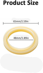 54mm Silicone Steam Ring, Group Head Gasket Seal - BPA Free Replacement Parts, Espresso Machine Accessories Compatible with 870/878/880/860/840/810/500/450(2pcs)