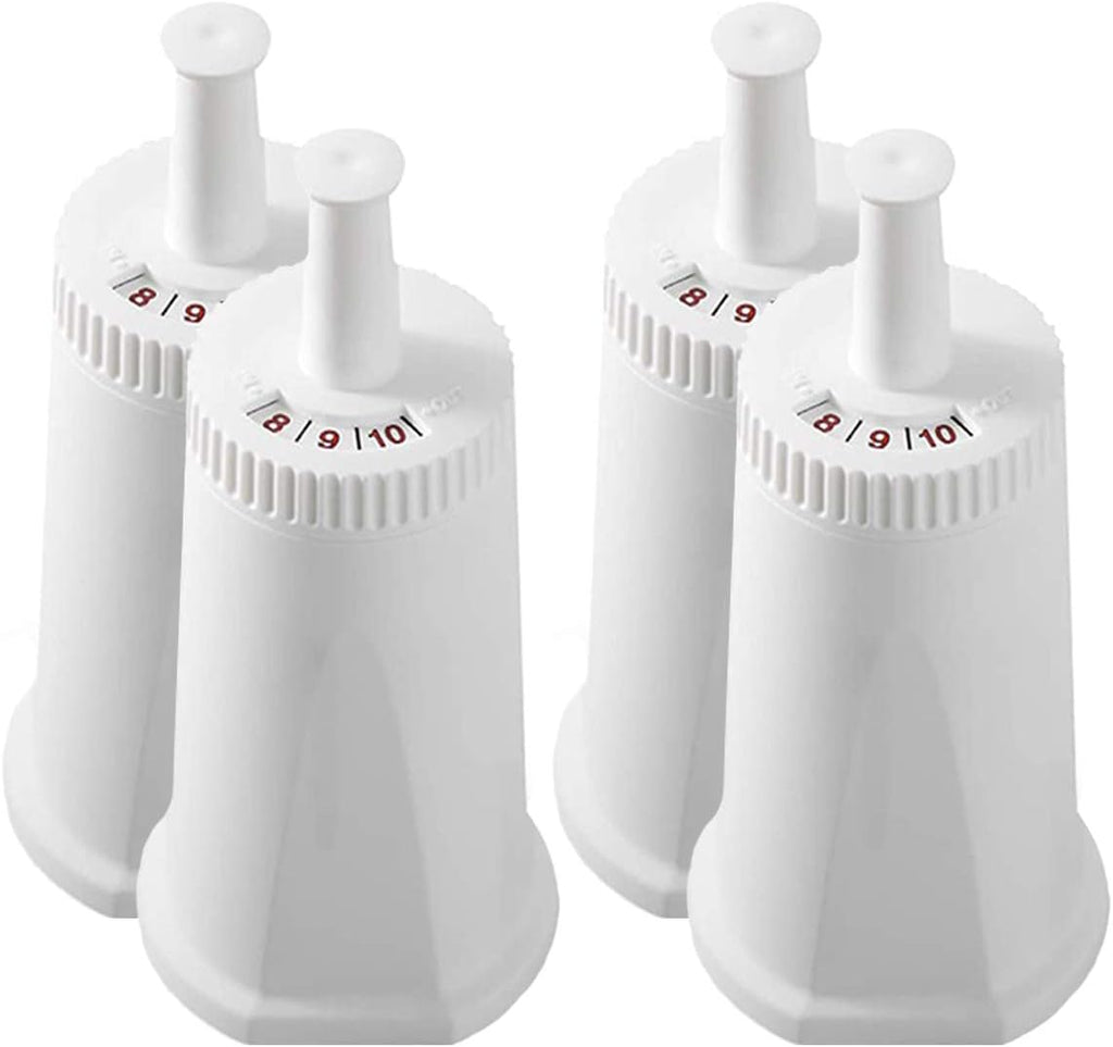 4 Pack Replacement Water Filter Compatible with Breville Sage Claro Swiss For Oracle Barista Bambino Espresso Coffee Machine Part #BES008WHT0NUC1