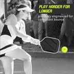 CORE Pickleball Balls for Professionals and All Levels of Play - Set of 4-50 Balls with 40 Holes - Durable & Seamless Design - Premium Outdoor Pickleball Balls, Polypropylene - USA Pickleball Approved