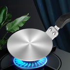 Induction Hob Converter Plate, Grourarty Induction Adapter Plate for Moka Pot, Hot Heat Diffuser Plate for Coffee, for Espresso Maker 13cm