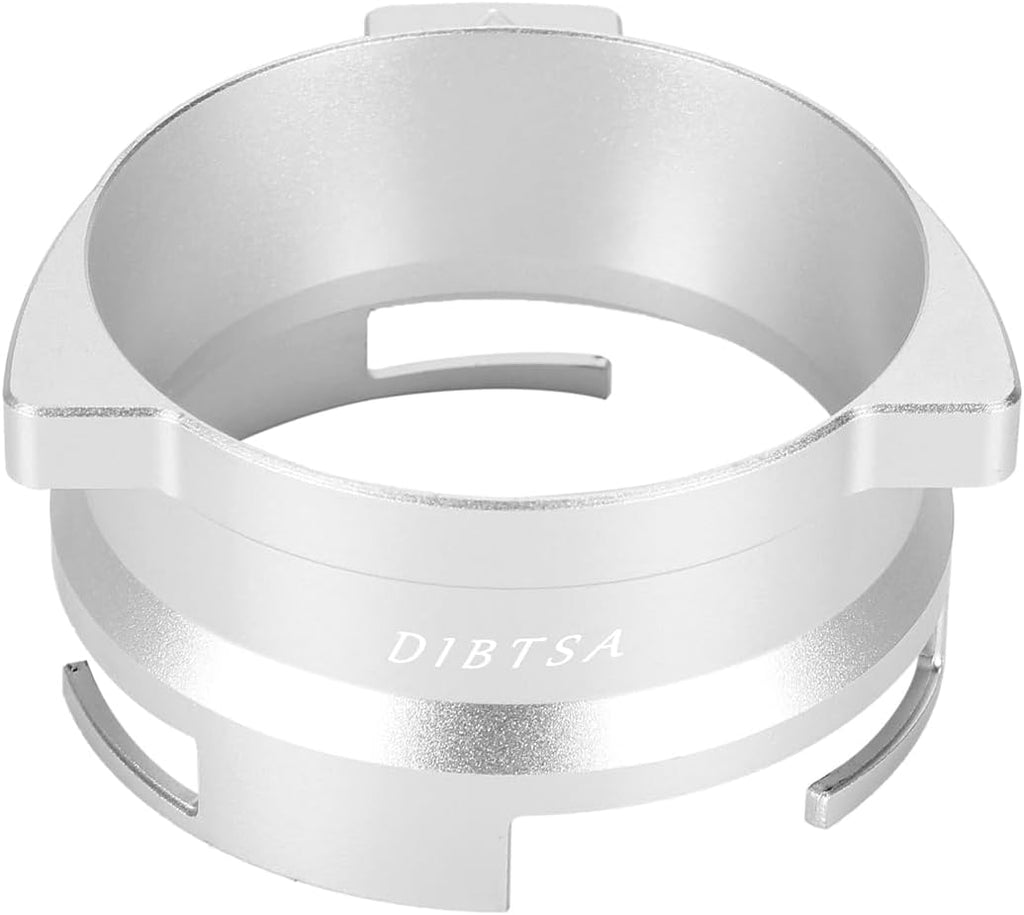 Espresso Dosing Funnel Compatible with Breville/Sage 54mm Portafilter, Aluminum Alloy, Silver