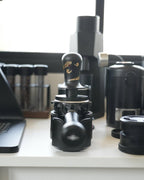 MHW-3BOMBER 58.35mm Espresso Tamper New Year Edition Snake Pattern - 3 Spring Loaded Coffee Tamper with Sound Feedback - Barista Tamper Tool - Ergonomic Handle Ripple Base T6079TS-OS