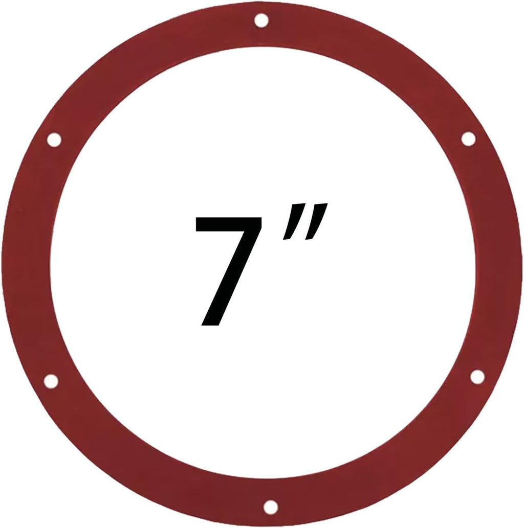 7-inch Silicone Gasket Replacement Whitfield Pellet Stove Profile 20/30 Combustion Exhaust Blower Motor Fit Part 61050041/12050011（2 Pack）