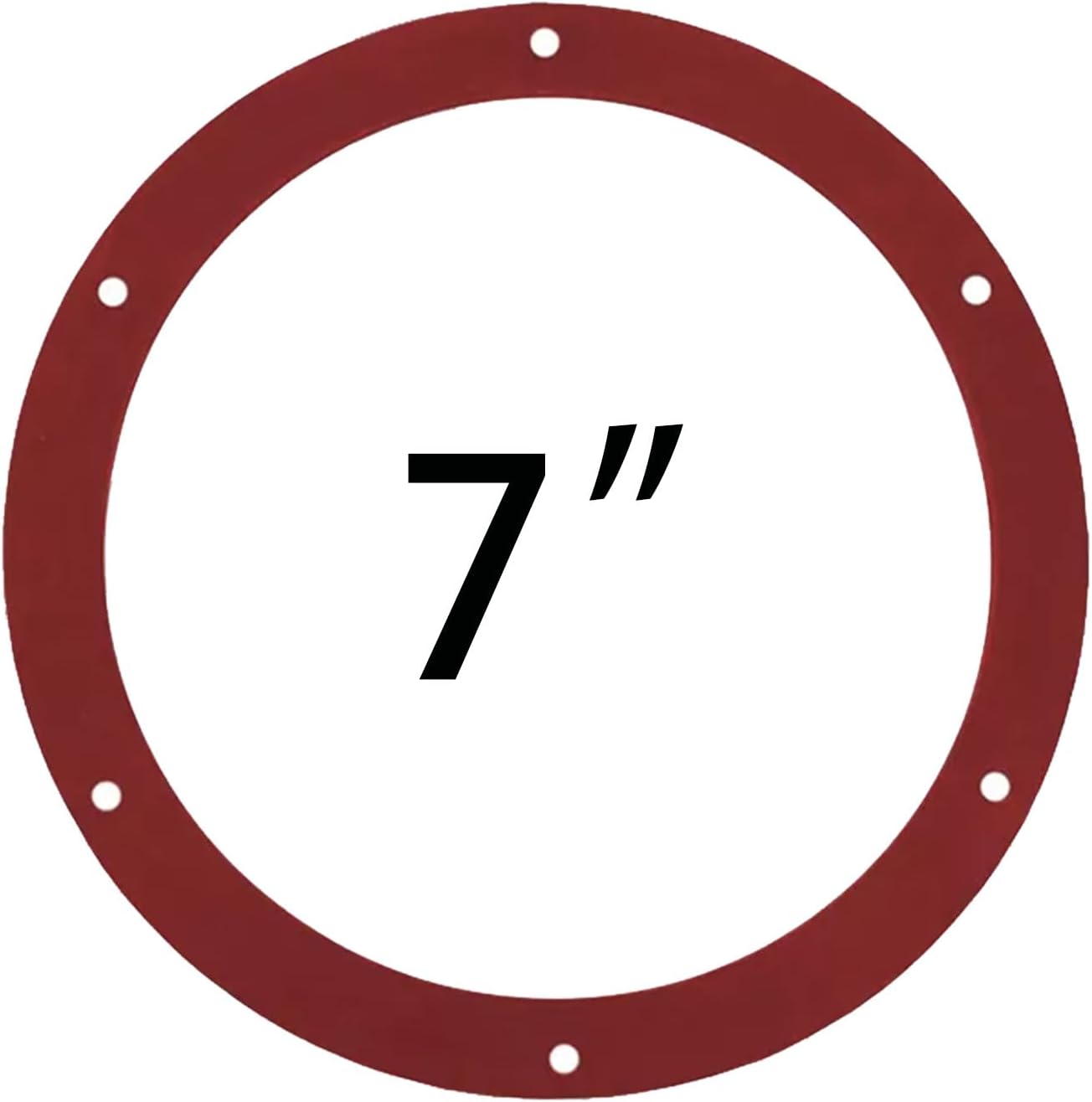 7-inch Silicone Gasket Replacement Whitfield Pellet Stove Profile 20/30 Combustion Exhaust Blower Motor Fit Part 61050041/12050011（2 Pack）