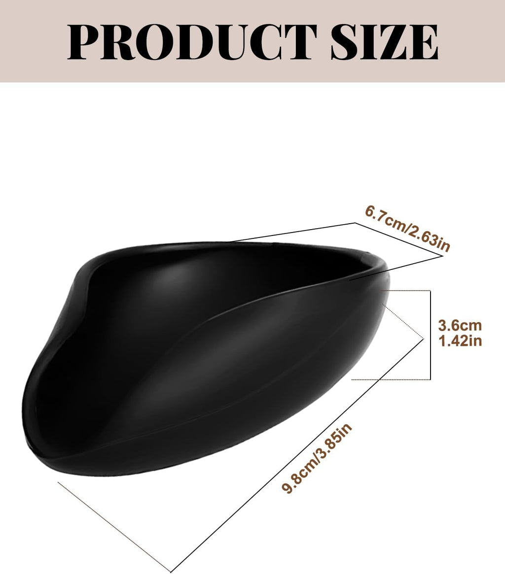 Coffee Dosing Tray, Food Grade Silicone Coffee Bean Dosing Cup for Barista Tool for Home, kitchen - Black