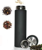 17 oz Car Logo Black Frosted Travel Mugs & Tumblers Vacuum Insulated Stainless Steel Thermal Bottle Fashion Business Thermal Cup for Hot or Cold Drink Coffee Or Tea (fit alfa)