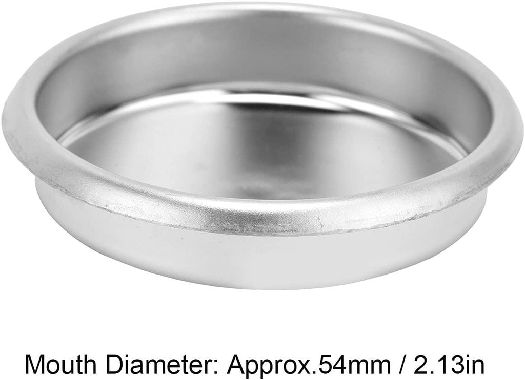 Coffee Machine Accessories, 54mm Backflush Insert Metal Backflush Insert Coffee Machine Stainless Steel Backflush Insert Metal Blind Filter for Sage8 Series