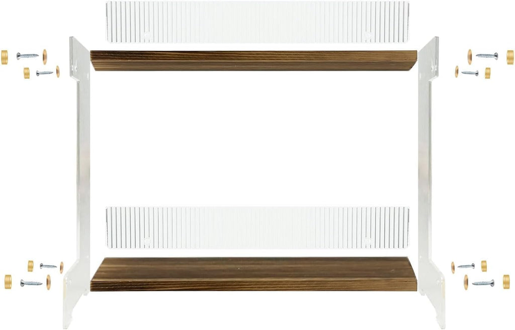 Coffee Bar Organizer,2 Tier Coffee Station, Home Storage Cups for Kitchen Countertop, Holds Cups, Coffee Beans, Placing Mugs