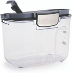 Progressive International ProKeeper+ Clear Plastic Airtight Food Baker's Kitchen Storage Organization Container Canister Set with Magnetic Accessories, 2- Piece Set (Specialty Sugar 1.5-Quart)