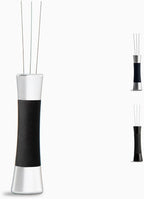 Crema Coffee Products Weiss Distribution Technique (WDT) Tool | Even Coffee Ground Distribution for Better Extraction | Stainless Steel with Silicone Grip | Includes 6 Pins & Storage Vault | White