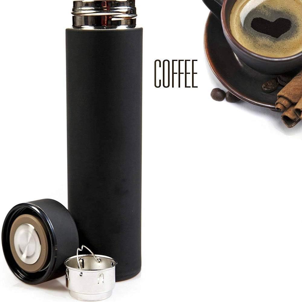 17 oz Car Logo Black Frosted Travel Mugs & Tumblers Vacuum Insulated Stainless Steel Thermal Bottle Fashion Business Thermal Cup for Hot or Cold Drink Coffee Or Tea (fit Mazda)