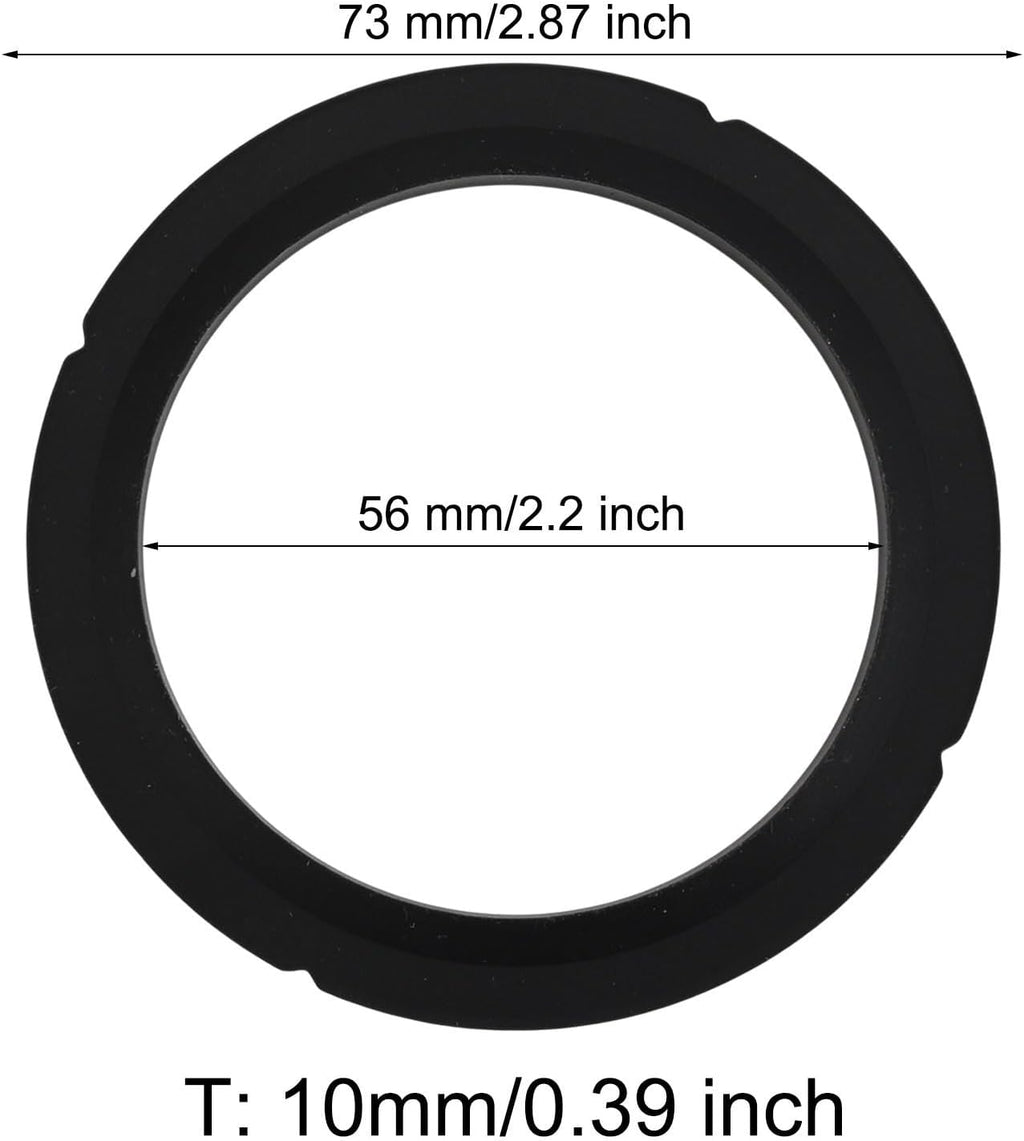 Group Head Seal Gasket For Bezzera, Espresso Machines Group Nozzle Connector Gasket O-Ring, Silicone Replacement 73X56x10mm(2 pack)