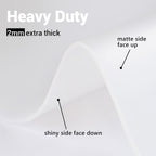 Ewen 31.6x23.5in 2mm Silicone Mats for Kitchen Counter, Extra Large Thick Heat Resistant Bar Mats for Countertop Protector Nonslip Placemat for Air Frye Crafts Work Glass Top Stove Work Translucent