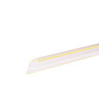 Karat C9050s 9" Boba Straws (10mm Diameter), Unwrapped, Diagonal Cut, Assorted Striped Colors (Case of 1600)