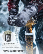 toolant Waterproof Winter Gloves with Grip, Balaena Freezer Gloves for Light Duty Work & Outdoor Adventure, Hiking, Farming, Washing, Ice Fishing, Small