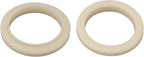 54mm Silicone Steam Ring, 2Pcs Group Head Gasket, Soft Coffee Machine Seal, 6.5cm Outer Diameter Flexible Gasket Replacement Part for 870 878 880 860 840 810 450 500, Beige