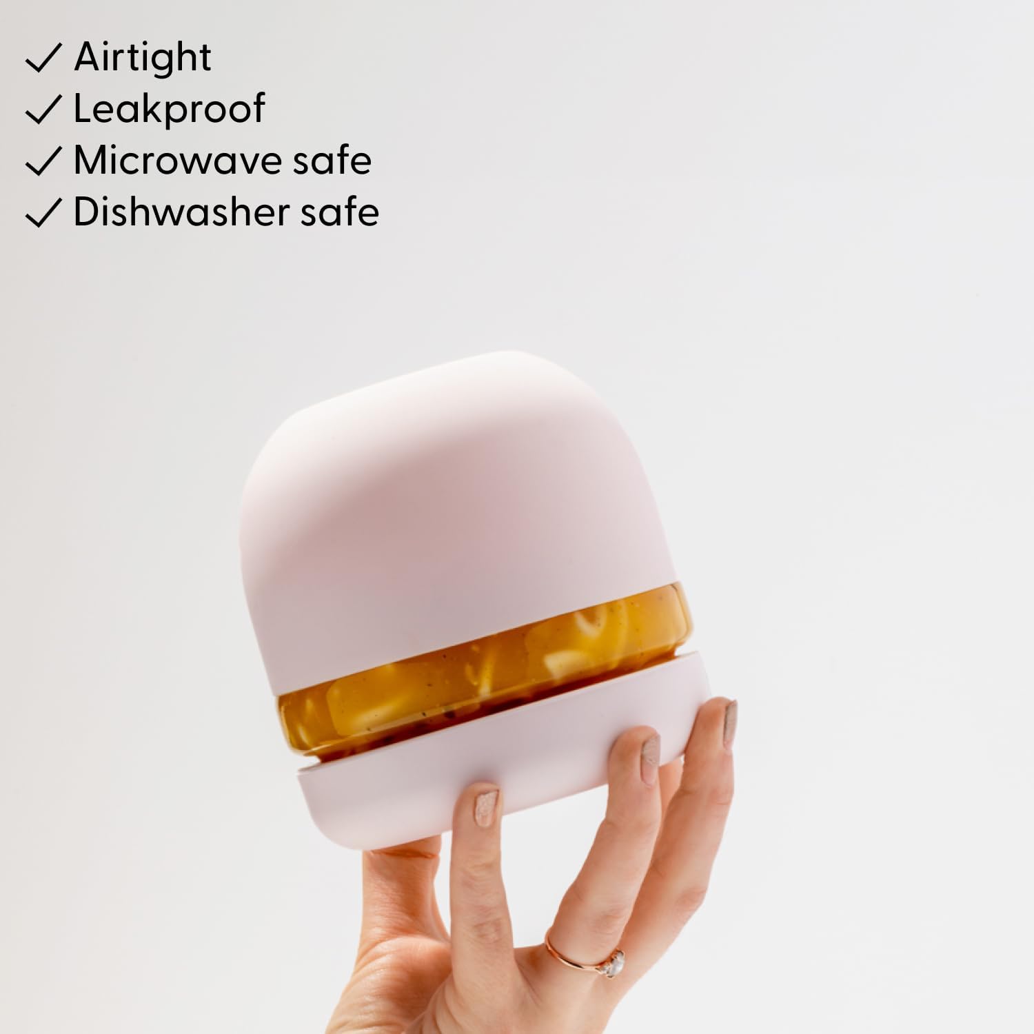 W&P Porter Seal Tight, Lunch Bowl Container w/ Lid | Charcoal 24 Ounces | Leak & Spill Proof, Soup & Stew Food Storage, Meal Prep, Airtight, Microwave and Dishwasher Safe, BPA-Free Glass