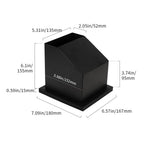 watchget Espresso Grounds Knock Box, Bottomless Chute with Removable Bar, Stainless Steel & Silicone Construction, Built-in Desktop Waste Collector for Home & Café