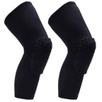 PISIQI Knee Pads Compression Pads Long Leg Sleeve Collision Avoidance Brace Protection Knee Sleeve for Basketball Football Volleyball Cycling (1 Pair)