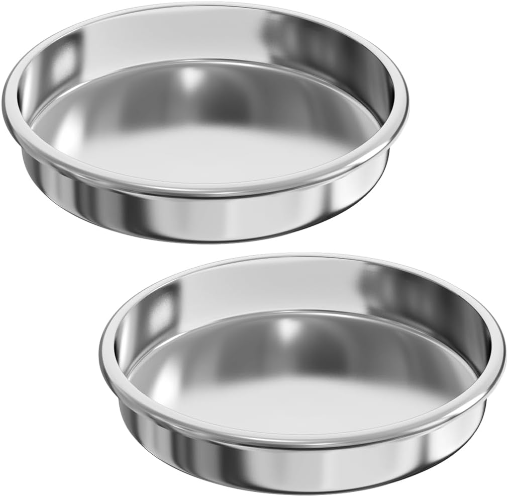 2 PCS Backflush Disk, 58 mm Filter Espresso, Stainless Steel Back Flush Blind Basket for Breville Gaggia Classic and Other Espresso Machines Cleaning Disc