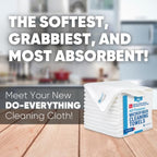 MW Pro Microfiber Cleaning Cloth | White (12 Pack) | Size 16" x 16" | All Purpose Microfiber Towels - Clean, Dust, Polish, Scrub, Absorbent