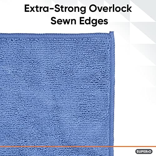 Superio Microfiber Squeegee Towel Extra Large Miracle Cloth 20 x 30 Streak Free Microfiber Floor Cloth-Rag for Cleaning House, Kitchen, Bathroom-Scratch Free
