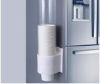 Large Disposable Cup Holder Wall Mounted,Cup Dispenser, Paper or Plastic Cup Organizer, Including Magnet for fix (L is Suitable for 8-14 Ounce Cups)