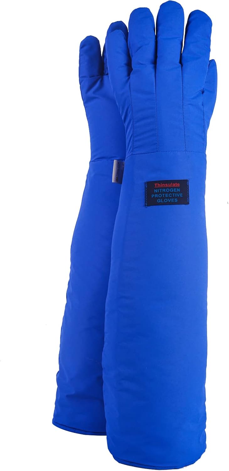 Cryogenic Gloves Low Temperature LN2 Liquid Nitrogen Protective Gloves Cold Storage Safety Frozen Gloves-