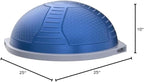 BOSU NexGen 25IN Home Fitness Exercise Gym Strength Flexibility Balance Trainer with Rubberized Non Skid Surface and Hand Air Pump