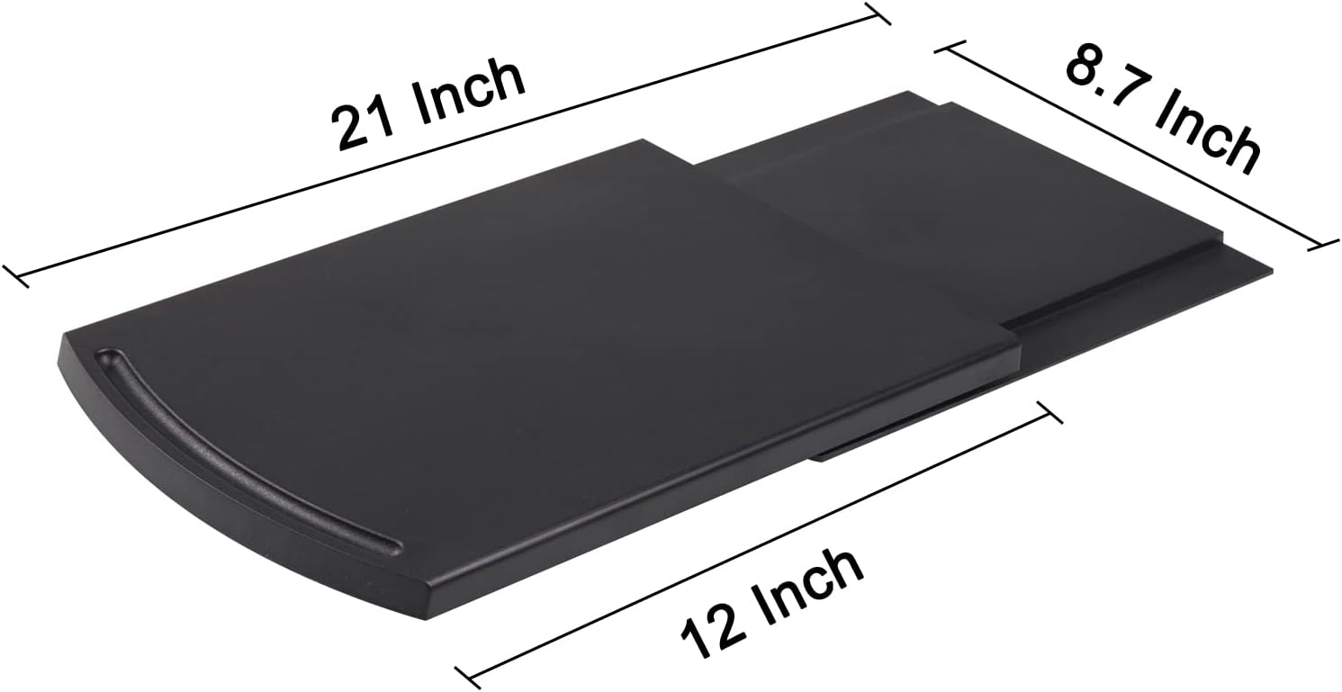 Bruvoalon Kitchen Appliance Sliding Tray, Slider for Coffee Pot, Coffee Maker, Toaster, KitchenAid Mixer, Blenders and Air Fryer, Coutertop with Rolling Wheels (3 Pack)