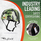 Flybar Bike Helmet- Multi Sport Dual Certified Adjustable Dial, Lightweight Skateboard Helmet, Roller Skating, Pogo, Electric Scooter, Snowboard, Boys and Girls Kids- Adults Helmets