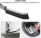 Hard Bristle Crevice Cleaning Brush, Gap Cleaning Brush, Small Cleaning Brush, Grout Brush, Kitchen Brush, Bathroom Crevice Brush for Toilet, Home, Bathtub, Sink, Household, Window - 3 Pcs