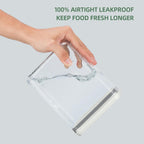 Food Airtight Containers storage with Lids 3 Pack (1800ml + 1200ml + 500ml) One Button Open/POP UP/Kitchen Storage Organization for Coffee Tea Brown Sugar Cereals