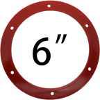 6 Inch Gasket Compatible with Quadrafire Heatilator 812-4710 PelPro Round Silicone Exhaust Fan Combustion Motor Gasket