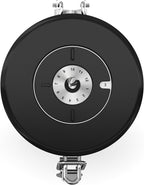 Coffee Gator Coffee Canister, 16oz Airtight Stainless Steel Kitchen Food Storage Container with Date Tracker, Scoop for Sugar,Grounds Coffee, Beans,Tea, Sugar, Cereal, Flour, Cookies Jars - Orange