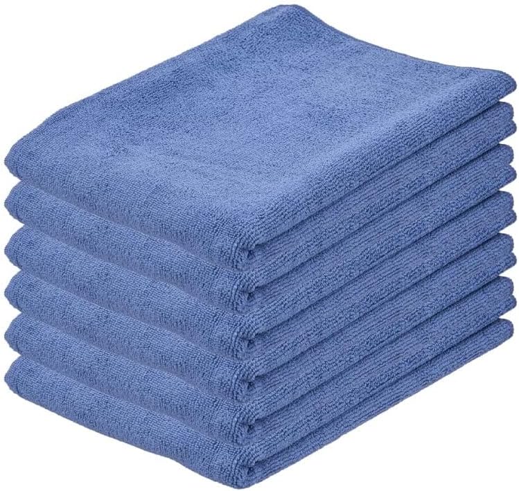 Superio Microfiber Squeegee Mopping Towel Extra Large Miracle Cloth 20 x 30 Streak Free Microfiber Floor Cloth-Rag for Cleaning House, Kitchen, Bathroom-Scratch Free- 6 Pack