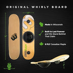 Spinning Wooden Balance Board & Agility Training Equipment