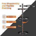 MHW-3BOMBER Multi-use Magnetic Espresso Storage Stand, Coffee Storage rack for Tamper/Distributor/Filter Basket/Cup, 51-58mm Espresso Portafilter Basket Storage holder for Coffee Accessories,SR6107-OS